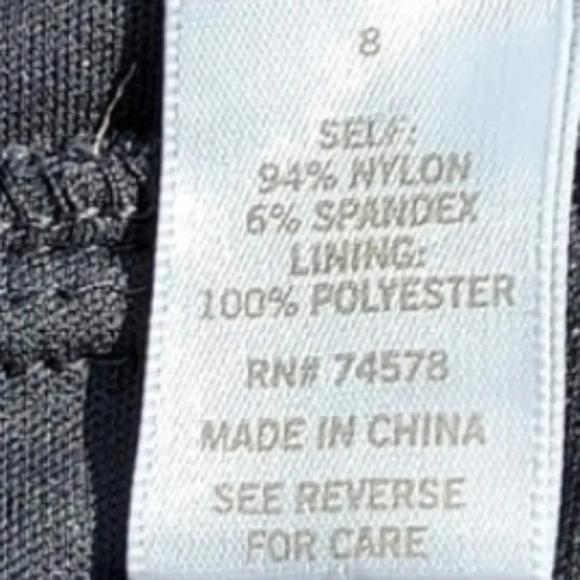 Cache' Gray Sequin Lace Layered V-Neck Sheath Lined Cocktail Dress, Size 8 - Picture 11 of 12